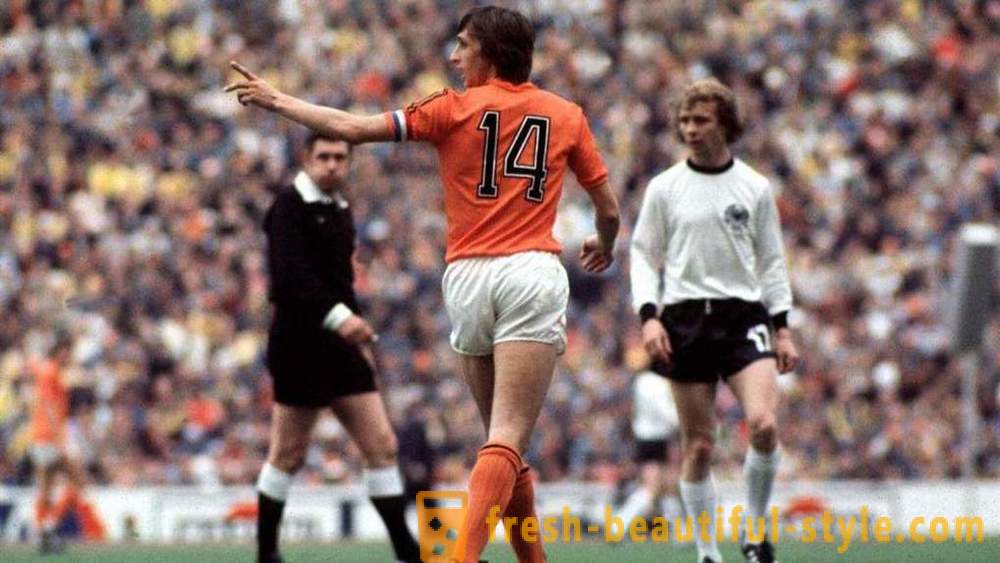 Pemain bola sepak Johan Cruyff: biografi, foto dan Kerjaya