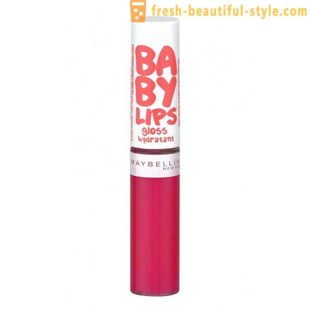 Lips Maybelline Baby (gincu, balsam dan bibir gloss): Komposisi, ulasan