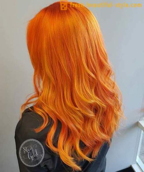 Ginger rambut warna: gambaran keseluruhan, ciri-ciri, pengeluar dan ulasan