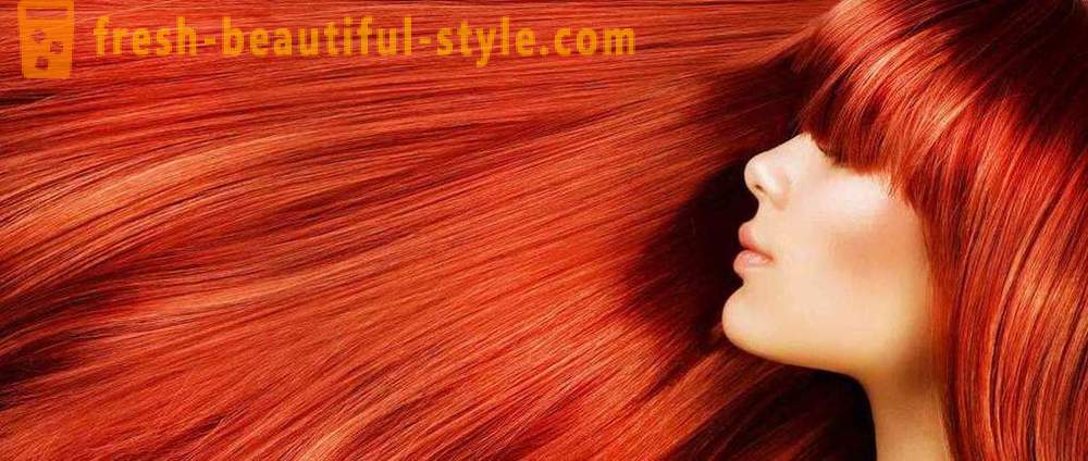 Ginger rambut warna: gambaran keseluruhan, ciri-ciri, pengeluar dan ulasan