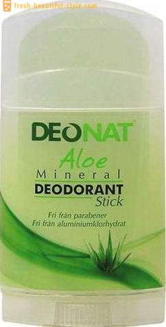 Deodoran Mineral: gambaran dan ulasan