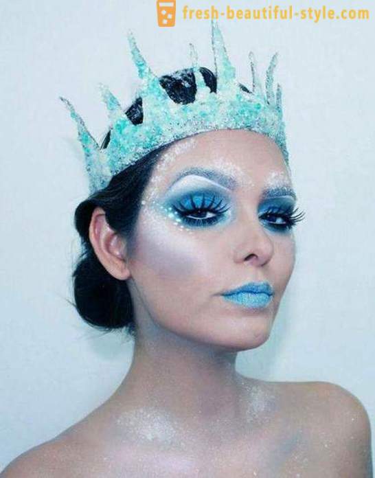 Makeup Snow Queen: pilihan solek dan foto