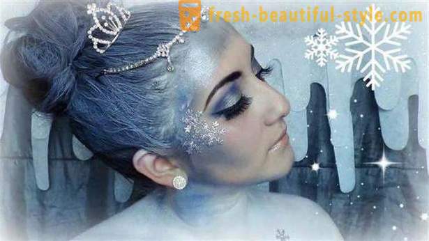 Makeup Snow Queen: pilihan solek dan foto