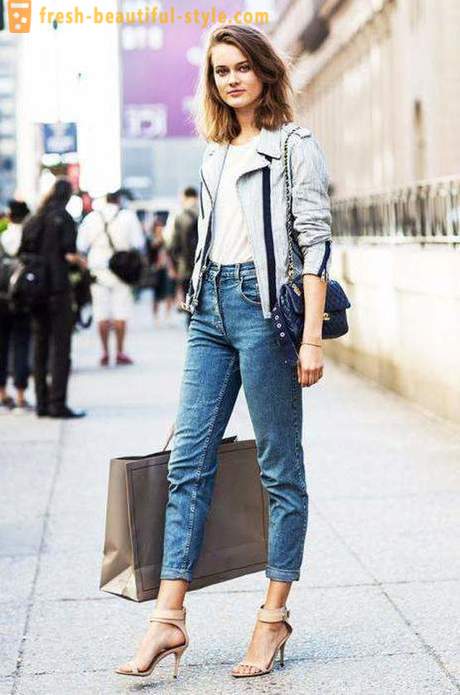Jeans dipendekkan: jenis dan apa yang memakai