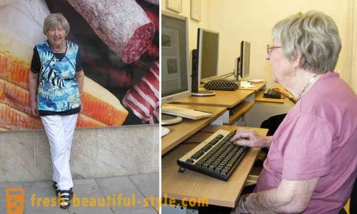Dagny Carlsson berusia 106 tahun dari Sweden - blogger perempuan yang terlalu tua