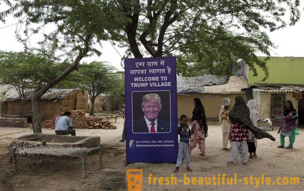 Kampung akan dinamakan sempena Trump dalam pertukaran untuk tandas
