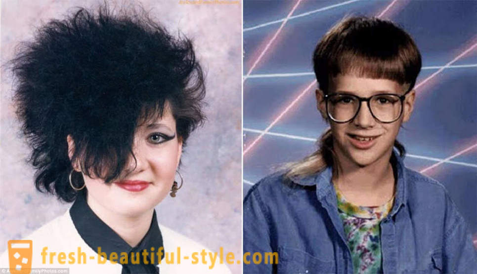 Gaya rambut bergaya 80-an 90-an