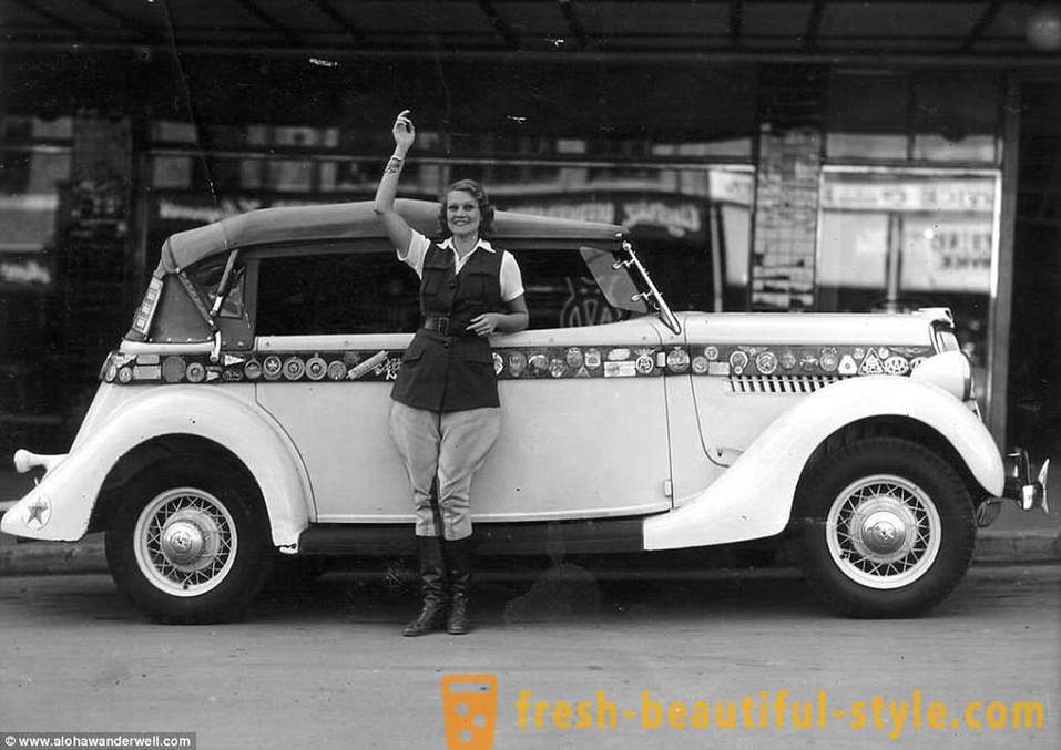 Indiana Jones dalam skirt: wanita pertama untuk memandu di sekitar 80 negara pada tahun 1920