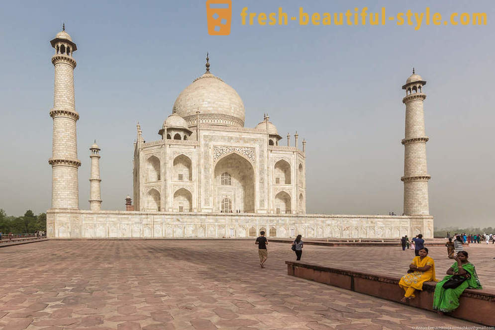 Hentian pendek di India. Incredible Taj Mahal