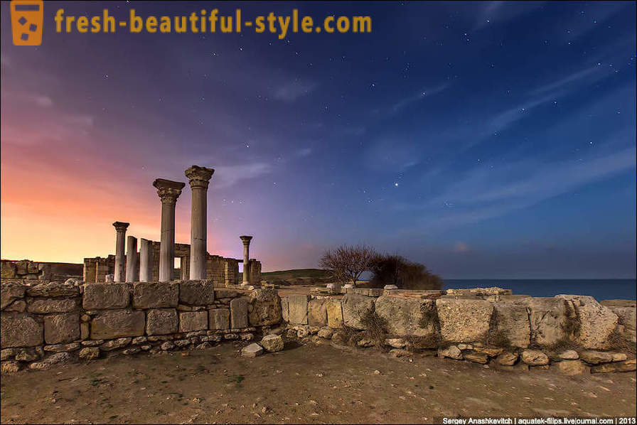 Chersonesos di Sevastopol, kerana dia adalah hampir tidak pernah dilihat