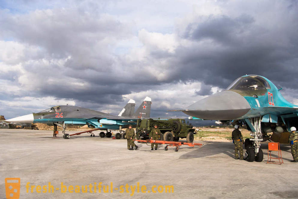 Tentera Udara Rusia Base Penerbangan di Syria