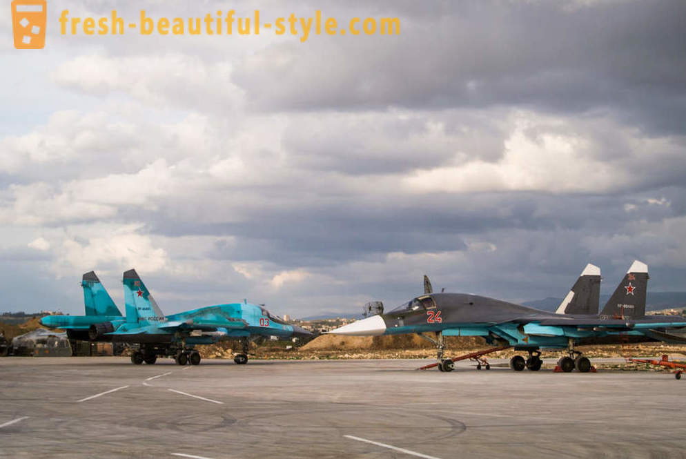 Tentera Udara Rusia Base Penerbangan di Syria