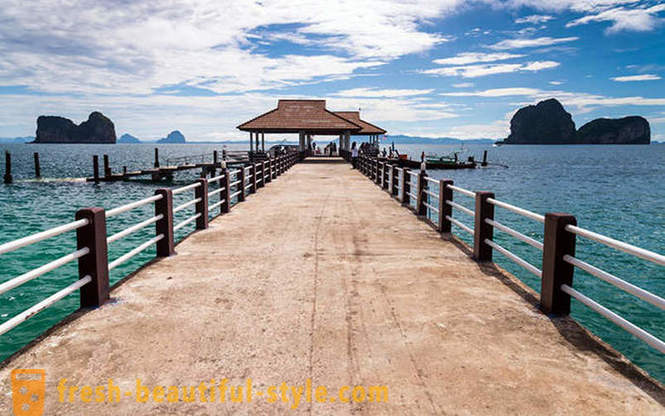 Pulau Thai Top dengan sifat murni