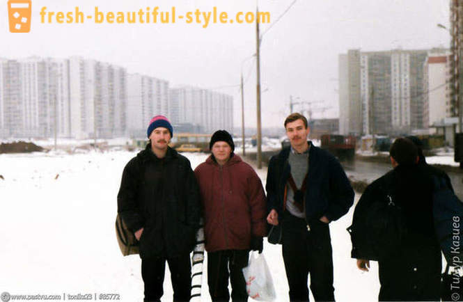 Berjalan di Moscow pada tahun 1995