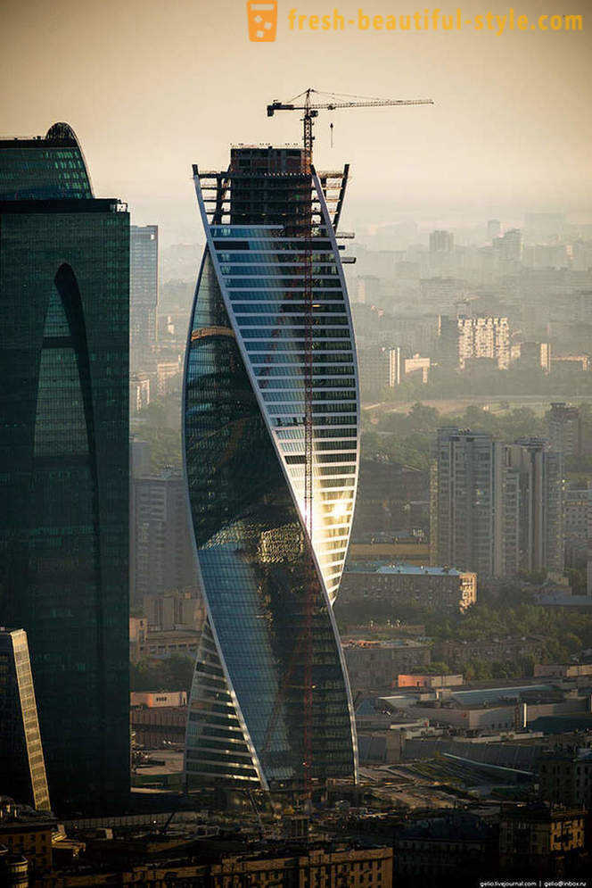 Moscow dari ketinggian
