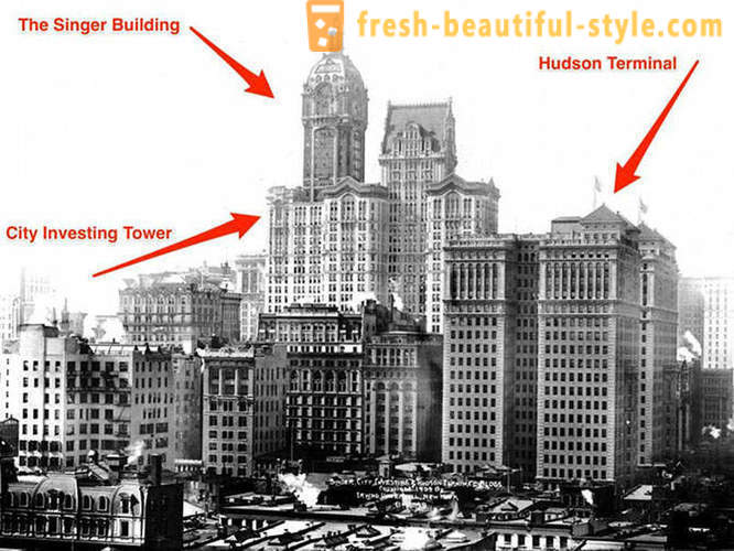Bangunan lama yang indah di New York, yang tidak lagi wujud