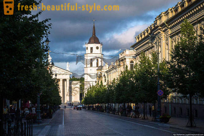 Berjalan melalui yang baik dan buruk Vilnius