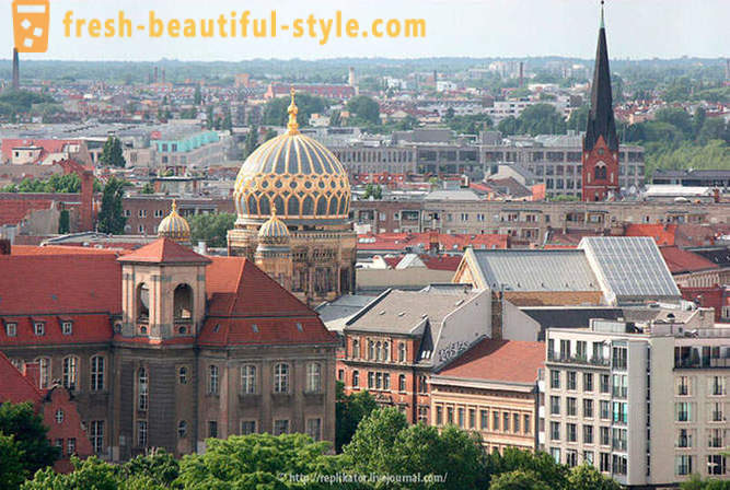 Berlin dari ketinggian Katedral Berlin