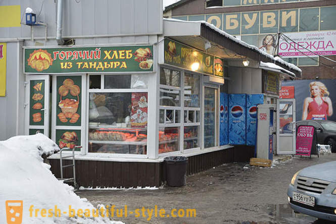 Gambaran mengenai makanan segera Moscow