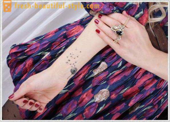 Dandelions tatu: photo, nilai