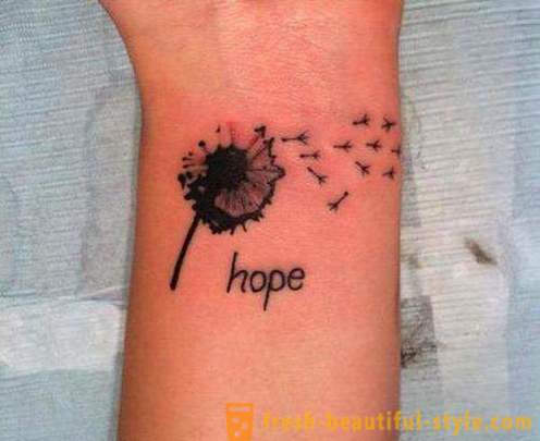 Dandelions tatu: photo, nilai