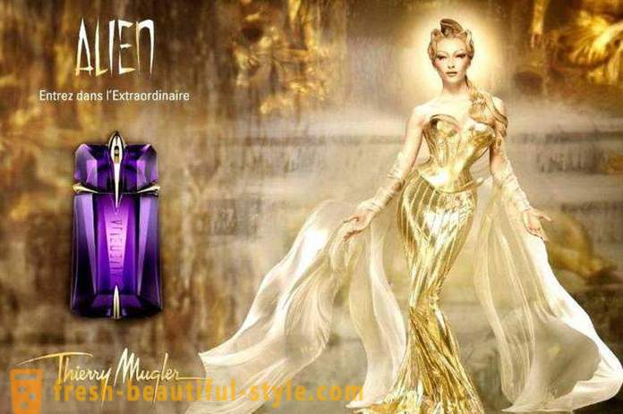 Perfume Thierry Mugler Alien: penerangan hotel, ulasan