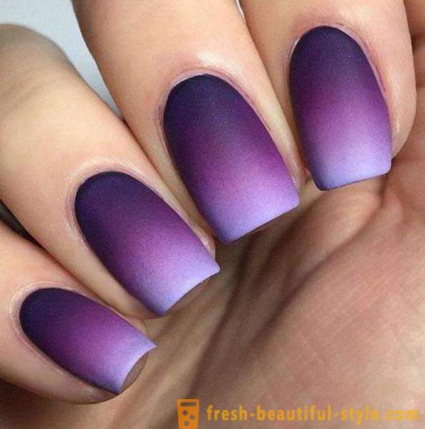 Bagaimana untuk membuat manicure ungu bergaya: panduan langkah demi langkah