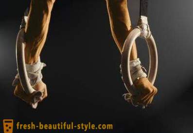 Cincin Gimnastik - satu alat yang berkesan untuk latihan kekuatan