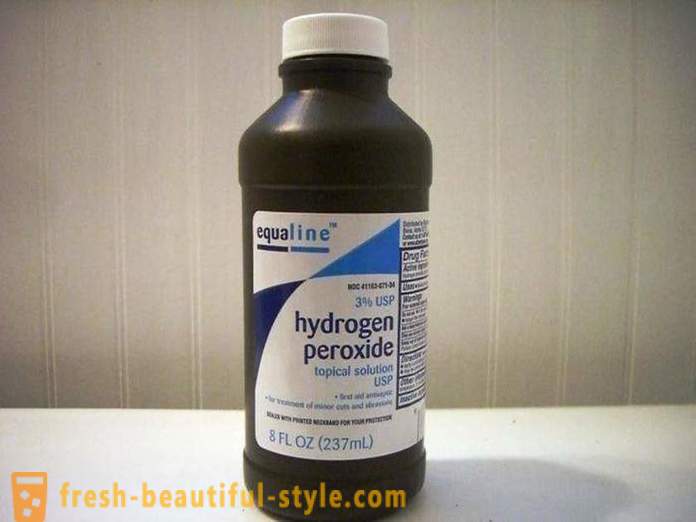 Hidrogen peroksida rambut yang tidak diingini: Resipi (ulasan)