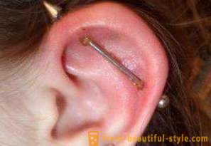 Tusukan daripada rawan telinga: rawatan, kesan