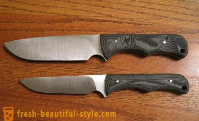 Jenis-jenis utama pisau. Jenis pisau lipat