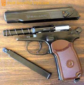 Makarov pistol pneumatik: Spesifikasi