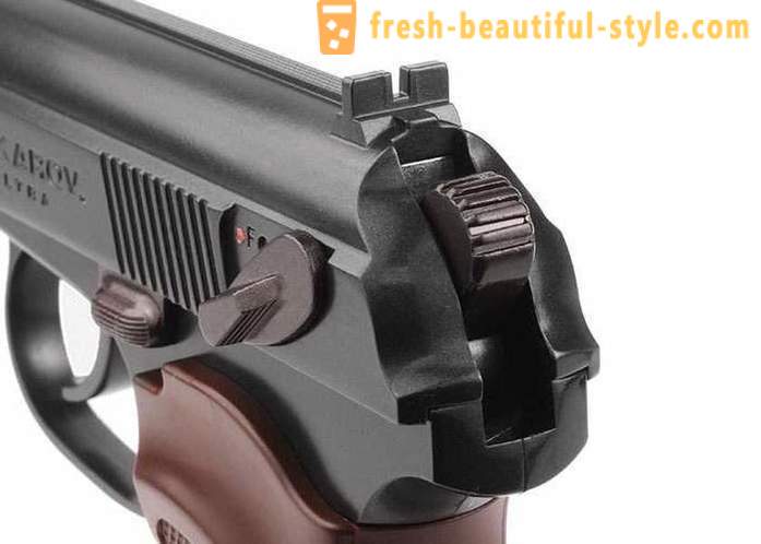 Makarov pistol pneumatik: Spesifikasi