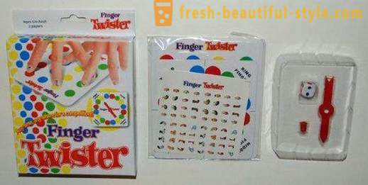Hiburan untuk kanak-kanak dan orang dewasa - Finger Twister. peraturan permainan