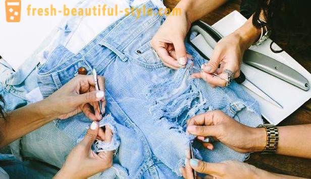 Fesyen Tips: Bagaimana untuk membuat lubang dan melecet pada seluar jeans beliau?