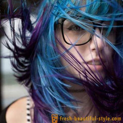 Blue warna rambut: bagaimana untuk mencapai warna yang benar-benar cantik?